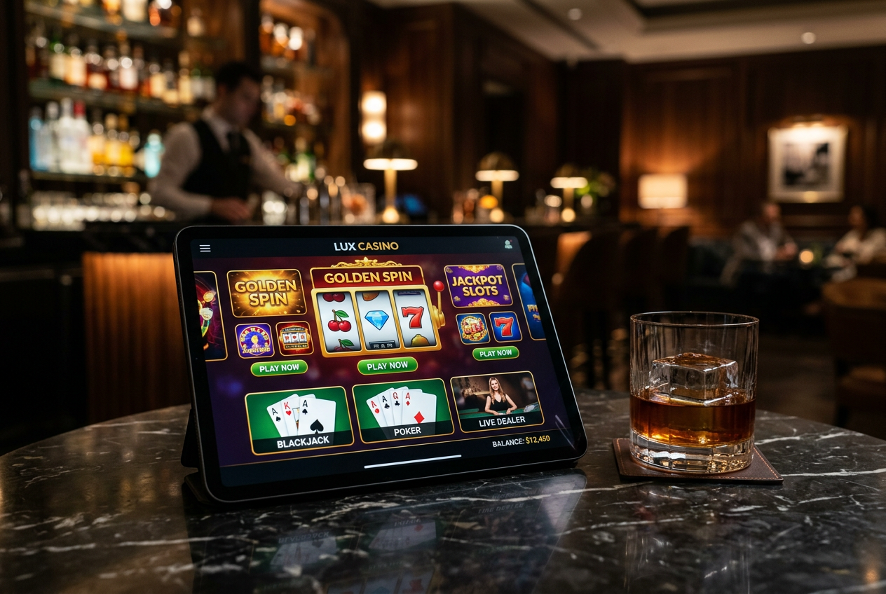 Μια πολυτελής εμπειρία online καζίνο σε tablet